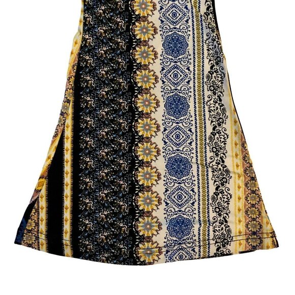 Floral Boho Print Flared Pants Small - Picture 5 of 8